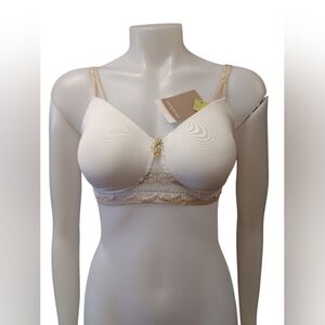 Amoena NWT Lara Lace Desire SB Bra White